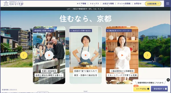 住むなら京都 | 京都市移住ポータルサイト